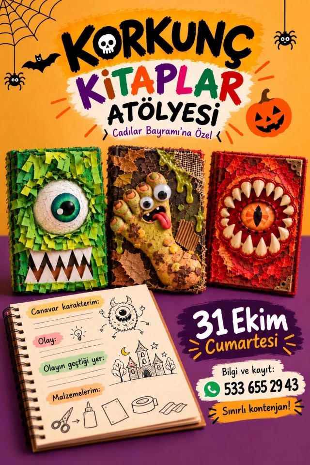 Korkunç Kitaplar Atölyesi